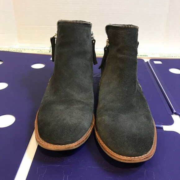 Dolce Vita Shoes - DOLCE VITA WOMENS GRAY SUEDE ANKLE BOOTS SIZE 10